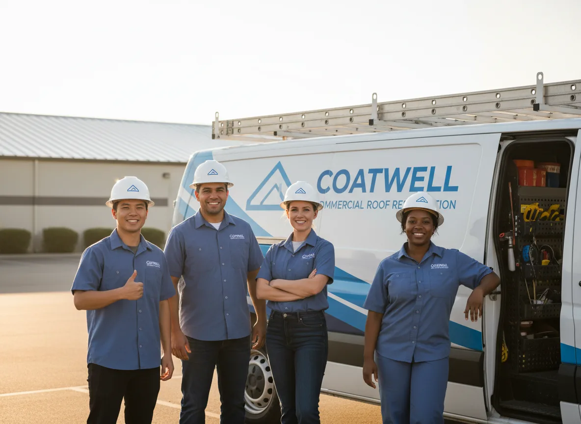 Commercial roof coating company in Wilton, CA
